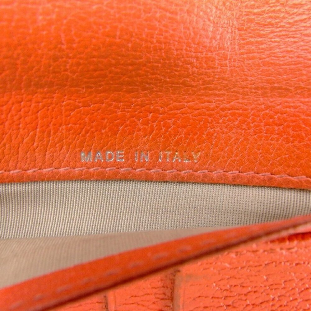 CHANEL Purse Orange Silver Women Authentic secondhand - Picture 7 of 9